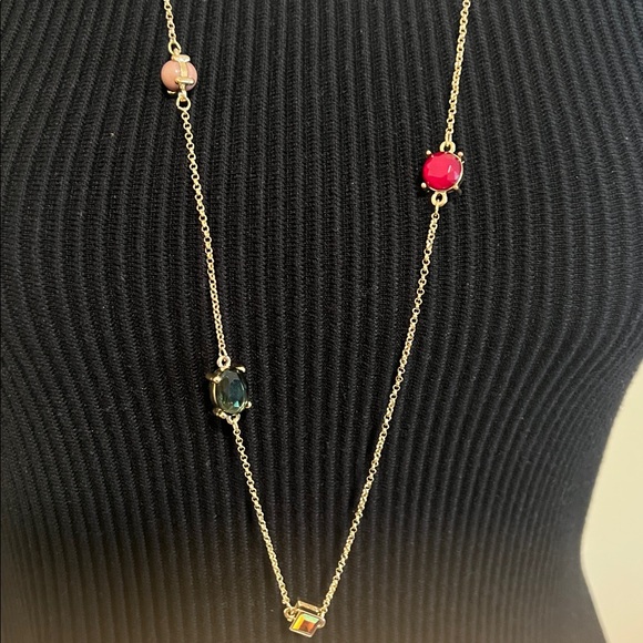 Fashion Jewelry 18” Colored Beads Necklace - Picture 2 of 3